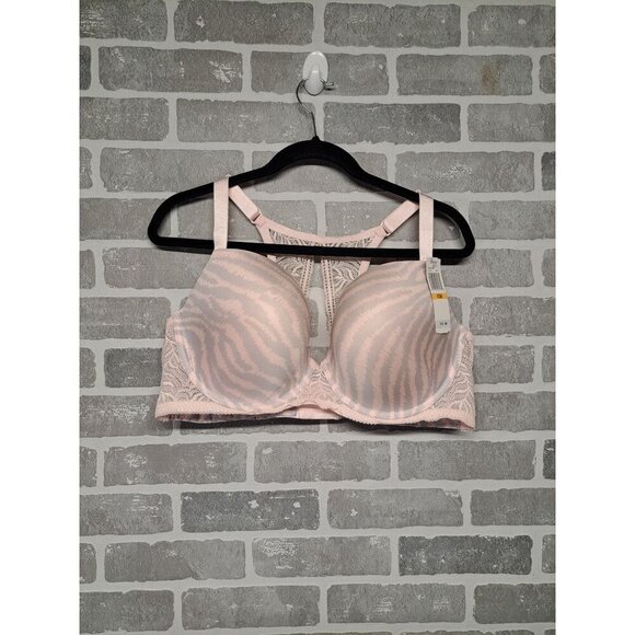 Paramour Carolina Bra 42DD Zebra Print‎ T-Shirt Bra NWT - Picture 1 of 9